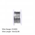 Uxcell 0 7mm 21awg Heating Resistor Wire Wrapping Nichrome Resistance Wires For Elements 32 8ft