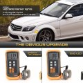 For 2008-2011 Mecedes-benz W204 C300 C350 C63 Amg Smoke Lens Amber Led Front Bumper Drl Side Marker Light Fender Parking Lamp