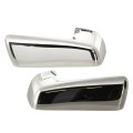 Chrome Mirror Covers For Gmc Sierra 1500 2019 2025 Driver And Passenger Side Pair Non Towing Crew Cab Extended Replaces 