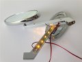 Httmt- Chrome Led Turn Signal Oval Mirrors Fit Compatible With Suzuki Gsxr600 750 1000 1100 P N Mt207 Ttt004-cd