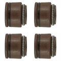 Caltric 4x Valve Stem Seal Compatible With Suzuki Dr250 1990 1991 1992 1993