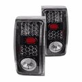 Gloss Black Smoke Led Taillight Lamps For Ford Ranger 2000-05 Rear Back Replacement 