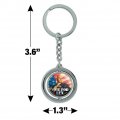 Graphics More Superman Vote For Lex Keychain Spinning Round Chrome Plated Metal