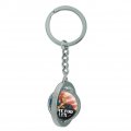 Graphics More Superman Vote For Lex Keychain Spinning Round Chrome Plated Metal