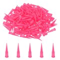 160pcs Plastic Tapered Pinhead 20 Gauge Tt Adhesive Dispensing Needle Tip 0 6mm Glue Applicator Blunt Tips For Industrial Oil 