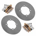 Caltric Calipers With Brake Discs Front Right And Left Compatible Polaris Xpress 300 Xplorer 