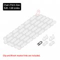 Caltric Drive Chain And Sprockets Kit Compatible With Yamaha Warrior 350 Yfm350x Yfm 350x 1987 1988