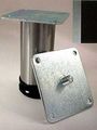 4 Como Furniture Leg Set Of Brushed Chrome 