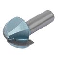 Uxcell 1 2 Inch X 1-1 4 Carpenter Double Flute Round Nose Cove Box Router Bit Cutting Tool