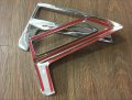 Itrims Car Accessories For Nissan Rogue X-trail 2017-2021 Fog Light Lamp Cover Trim 4pcs Abs Chromed Front Rear