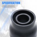 Universal Automotive Silicone Hose Straight Reducer I D 1 5 To 2 38mm 51mm Length 3 76mm Thickness 0 18 4 5mm 80psi Max