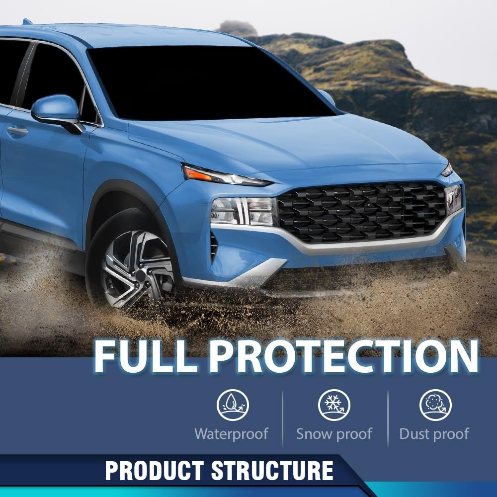 Front Grille Middle Side Molding Trim For Hyundai Santa Fe 2021-2023
