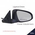 Spieg Passenger Side Mirror Replacement For Toyota Camry 2015-2017 Power Heated Paint To Match White 5pin Right