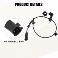 X Autohaux Dg9c-2c204-ad Abs Wheel Speed Sensor Front Right Replacement For Ford Mondeo Black
