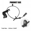 X Autohaux Dg9c-2c204-ad Abs Wheel Speed Sensor Front Right Replacement For Ford Mondeo Black