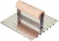 Kraft Tool Cf131 Stainless Steel Driveway Safety Groover With Wood Handle 6 X 6-inch 