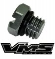 Vms Racing 01-16 Gunmetal Billet Air Bleed Bleeder Screw Plug For Fuel Filter Housing Compatible With Gmc Sierra 2500 3500 Hd