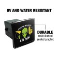 Graphics More Aliens Believe In Me Funny Humor Tow Trailer Hitch Cover Plug Insert