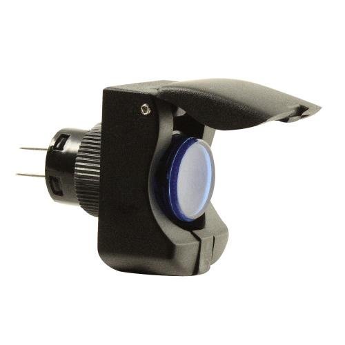 Pilot Automotive Safety Cover Push Button Switch With Blue Led Pl-sw58b