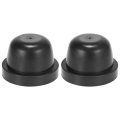 2pcs 70mm Inner Diameter 49mm Height Car Rubber Housing Seal Caps Headlight Dust Cover Waterproof Dustproof 