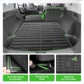 Cartist Cargo Liner For Nissan Rogue 2021-2025 2026 No Sport Model All Weather Mats Accessories Heavy Duty Tpe Trunk Mat Car