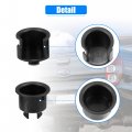 X Autohaux 2 Pcs Rear Tailgate Hinge Bushing Kit Replacement 93478zp50a 93479zp50a For Nissan Frontier 2007-2021 Black