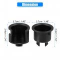 X Autohaux 2 Pcs Rear Tailgate Hinge Bushing Kit Replacement 93478zp50a 93479zp50a For Nissan Frontier 2007-2021 Black