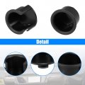 X Autohaux 2 Pcs Rear Tailgate Hinge Bushing Kit Replacement 93478zp50a 93479zp50a For Nissan Frontier 2007-2021 Black