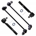 4pcs Front Suspension Kit Outer Tie Rod End Sway Bar Link Fit 2008-2013 For Nissan Rogue 2014-2015 Select 
