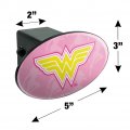 Wonder Woman 80th Logo Pattern Oval Tow Trailer Hitch Cover Plug Insert