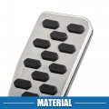 A Absopro Gas Brake Pedal Cover Anti Slip Foot Pedals For Jeep Wrangler Jl 2018-2023 Gladiator Jt 2020-2022 Stainless Steel