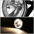 Compatible With Gmc Yukon Sierra Denali Pair Of Black Clear Corner Halo Projector Headlights Lens Fog Lights
