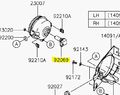 Headlight Replacement Bulb For Mule 4010 And Teryx 09-15 Part Number 92069-0019 Right Side Position 