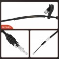 A-premium Rear Passenger Side Parking Brake Cable Assembly Compatible With Bmw Models E65 Series 745i 745li 2002-2005 750i