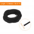 Uxcell Silicone Foam Seal Strip 2mm 0 08 Dia 12 Meters 39 37 Ft Long Sponge Rubber Weather Round Cord Solid For Machinery And