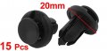 Uxcell 15pcs 10mm Hole Plastic Rivets Trim Panel Fastener Clips For Auto