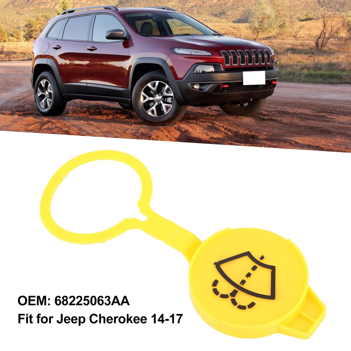 Washer Fluid Abs Reservoir 68225063aa Replacement Fit For Cherokee 2014-2017