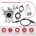 Carburetor And Throttle Cable For Yamaha Golf Cart G2a G8a G9a G11a 1985-1996 O E M J38-14101-00-00 J38-14101-02-00