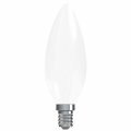 Ge Led Light Bulbs 40 Watt Soft White Decorative Frosted Small Base 2 Pack 