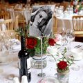 Tablecraft 1912 Chrome Flat Bottom 12 Table Number Stand 