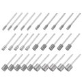 Diamond Grinding Burrs Drill Bit 1 8 Inch Shank 4 5 60 12mm Dia Cylindrical Mounted Points For Carving Polishing Jade Jewelry 