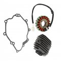 Gxywady Stator And Regulator Rectifier With Gasket Replacement For Yamaha Yzf R6 2003 2004 2005 Yzf-r6