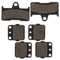 Niche Front Rear Brake Pad Kit For Yamaha 4wv-w0045-00-00 Semi-metallic 
