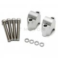 Httmt Hsb001- Cnc Handlebar Riser Bars Kit 7 8 30mm Motorcycle Compatible With Atv Dirt Bike Off Road