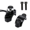 Aluminum 7 8 In Motorcycle Handlebar Control Horn Start Stop Switch Momentary Action Push Button With Two Bullet Connectors 