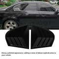 Car Rear Window Louver Stylish Design Shutter Trim Pair Of Cover Side Vent For 5 Series E60 Drivers 2004-2010 Enhancing Vehicle