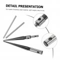 Gatuida 2pcs Hand Reamer Chamfer Tooling The Corporation Firm Held Taper Tle Tapered Fluted Chamfer Reaming Cutter Hand Use