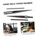 Gatuida 2pcs Hand Reamer Chamfer Tooling The Corporation Firm Held Taper Tle Tapered Fluted Chamfer Reaming Cutter Hand Use