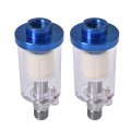 2pcs Air Filter Water And Oil Remover For Spray Gun Compressor Universal 1 4 Npt Ports Replacement Painting Projects 