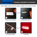 Pack Of 4 Ledvillage 6 Inch Clear Lens 2 Amber Red Led Oval Indicator Tail Brake Stop Turn Signal Light For Tractor Pickup